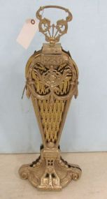 Vintage Brass Peacock Firescreen