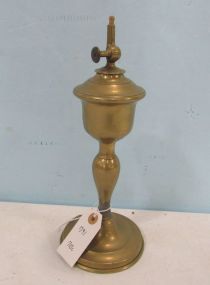 Brass Whale Style Oil Lamp