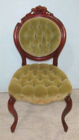 Rose Carved Parlor Side Chair