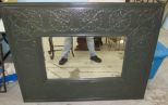 Pressed Tin Decorative Framed Mirror