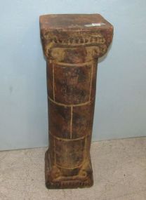 Ceramic Rustic Style Column Pedestal