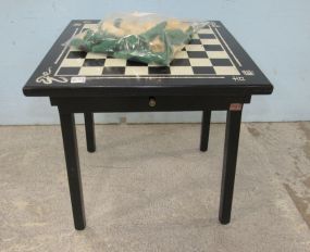 Black Chess Table