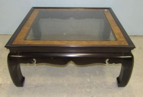 Glass Top Square Coffee Table