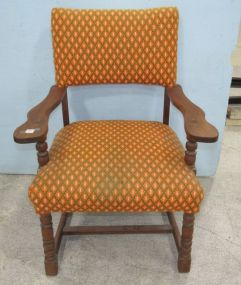 Vintage Upholstered Arm Chair