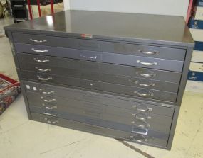 Two Map Storage Cabinets
