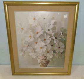 Framed Flower Vase Print