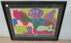 Feline Association Framed Print
