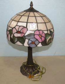 Machine Made Resin Stain Glass Table Lamp