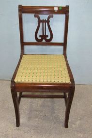 Mahogany Harp Back Side Chair