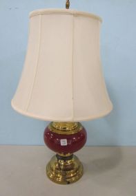 Brass Vase Style Table Lamp