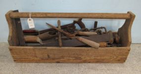 Primitive Style Carpenters Tool Box