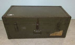 Vintage Army Traveling Trunk