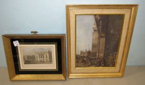 Piazza San Marco Canaletto Print on Broad and London Club House Print