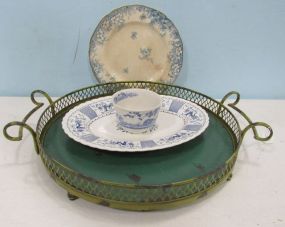Large Tray with Gallery, Stafford Plate, J & G Meakin Platter