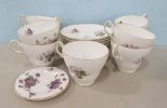 Regency English Cups and Saucers