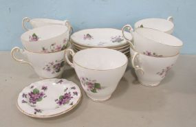 Regency English Cups and Saucers