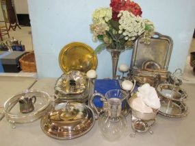 Large Collection of Silver Plate Items