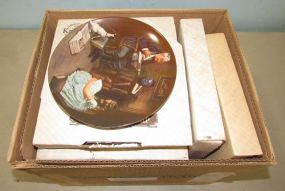 Seven Norman Rockwell Collector Plates