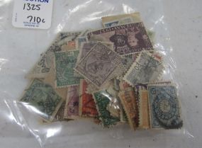 Bag of 1911-1937 Foreign Stamp Collection