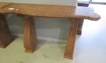 Marble Three Piece Entrance Table