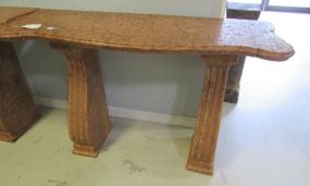 Marble Three Piece Entrance Table