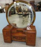 Art Deco Waterfall 1930s Vanity and Bench