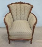 French Style Gentlemans Parlor Chair