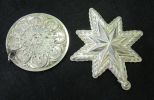 Two Sterling Ornaments