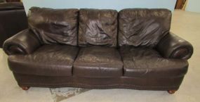 Three Cushion Colorado Leather Sofa