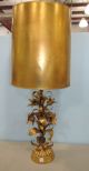 Gold Tone Metal Table Lamp