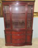 Permanized Mengel Mahogany China Cabinet