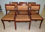 Six Duncan Phyfe Mahogany Dining Chairs