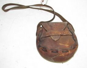 Early Leather Hunting Pouch