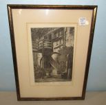The Claiborne Court Old New Orleans Print