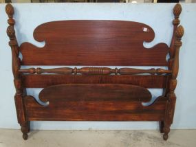 Four Poster Mahogany Pineapple Bed