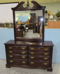 Modern Cherry Double Dresser