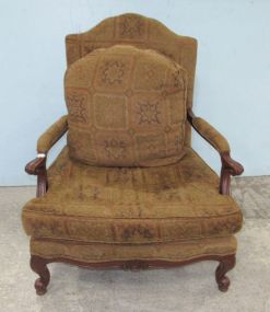 French Style Upholstered Arm Chair