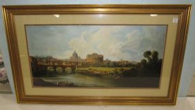 Le Chateau Saint Ange A Rome Print