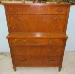 Stanley French Provincial Style Chest on Chest