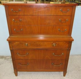 Stanley French Provincial Style Chest on Chest