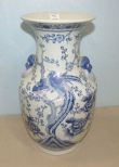 Modern Asian Blue and White Urn