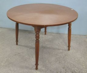 Ethan Allen Formica Top Round Dining Table