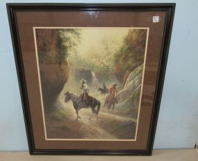Riders of Mystic Canyon Print