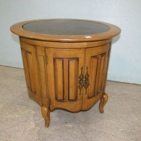 French Provincial Style Round End Table