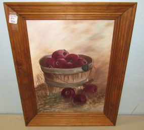 Oil Painting of Apple Basket