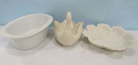 Lenox Legacy Edition Swan, Scalloped Shell Oyster Plate, Lenox Butlers Pantry Casserole