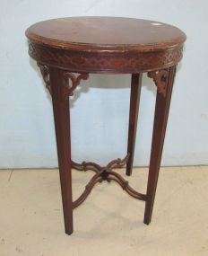 Chippendale Style Round Side Table