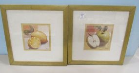 Pair of K.K. of Apple and Lemon Prints