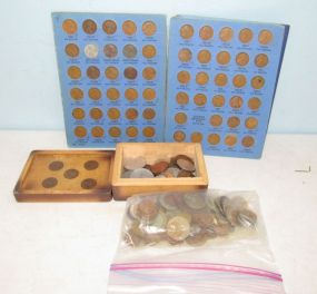 Group of European Coin and Lincoln Head Cent Collection
