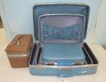 Carousel Three Piece Luggage Set and Samsonite Carrying Luggage